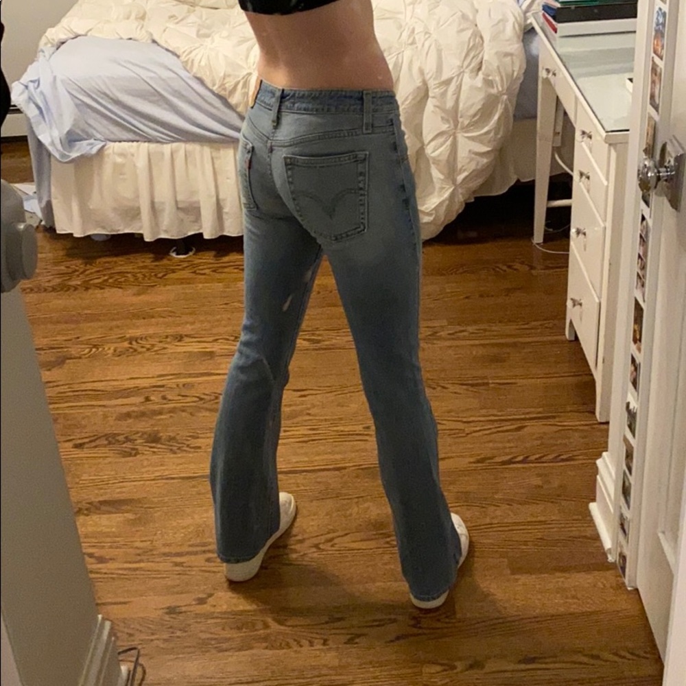 Levi low rise bootcut jeans